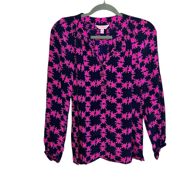 Lilly Pulitzer Get Hoppy Jenelle Top - Picture 1 of 7